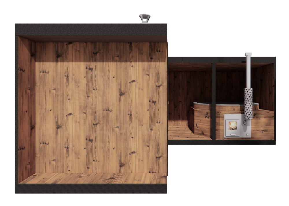 Modulinė pirtis ABC L modelis