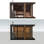 Model sauny modułowej Ainara A+B MINI