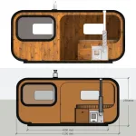 sauna drewniana Ainara Mini Lux